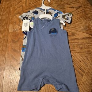 Boys 2 Piece Set Baby Rebels Elephants